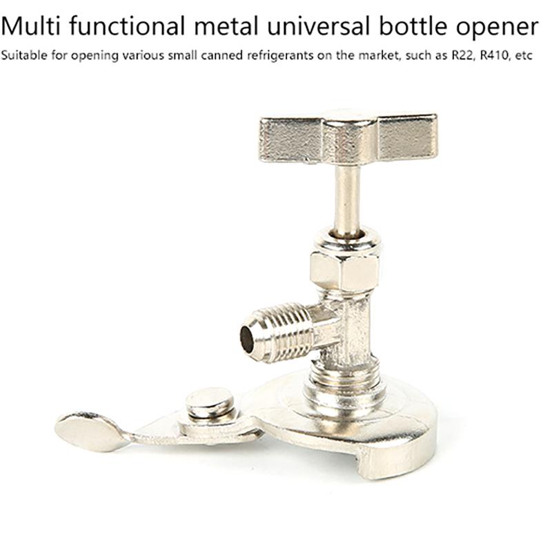 Refrigerant Recharge Hose Air Ac Conditioner Con Conditioner Gauge Charge Recharge Measuring Hose Dispensing Valve Bottle Opener