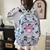 Stylish Nylon Backpack For Girls Large Capacity Cute Cartoon School Bag For Students