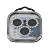 1Set For iPhone 15/15 Plus Camera Lens Protector Gear Shape Rhinestone Decor Tempered Glass Lens Film