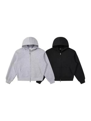 Grenzüberschreitender E-Commerce Boxy Short 540G Schwergewicht Locker Einfarbig CleanFit Kapuzenpullover