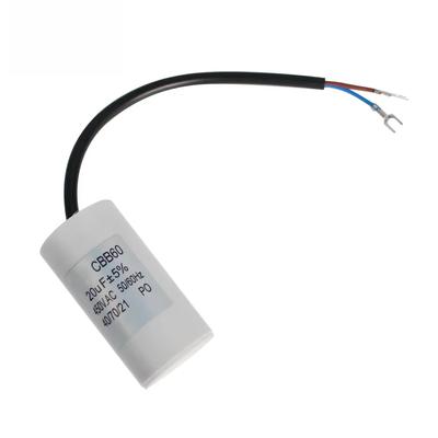 1PCS CBB60 450V Capacitor AC Motor Run Capacitors 4/5/6/8/10/12/14/15/16/18/20/30/35/40/50/60UF for Washing Machine, Water Pump