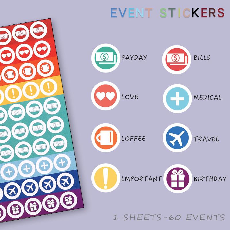 A6 Laser Macaron Planner & Budget Binder Notebook