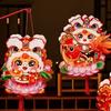 Cartoon Chinese New Year Lanterns Paper Traditional Spring Festival Lantern Handmade Blessing DIY Handheld Lantern