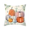 Halloween pumpkin print cushion cover for home living room sofa decoration square polyester pillowcase 45 * 45CM