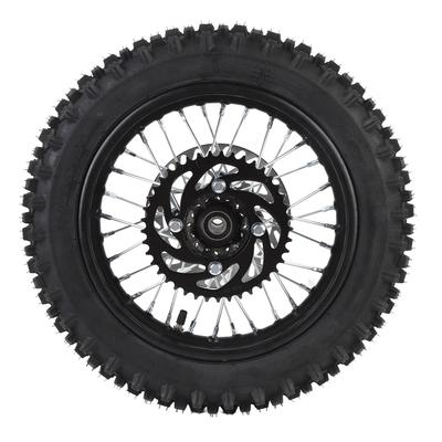 12 Inch Dirt Bike Rear Wheel Rim 8010012 3.0012 Rear Wheel Tire and Rim Inner Tube 15mm Axle