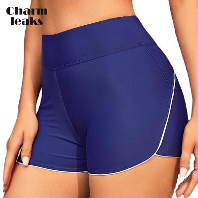 Frauen Badeshorts Workout Fitness Badehose Bikini Bottom Bademode Briefs Einfarbig Abnehmen Badehose