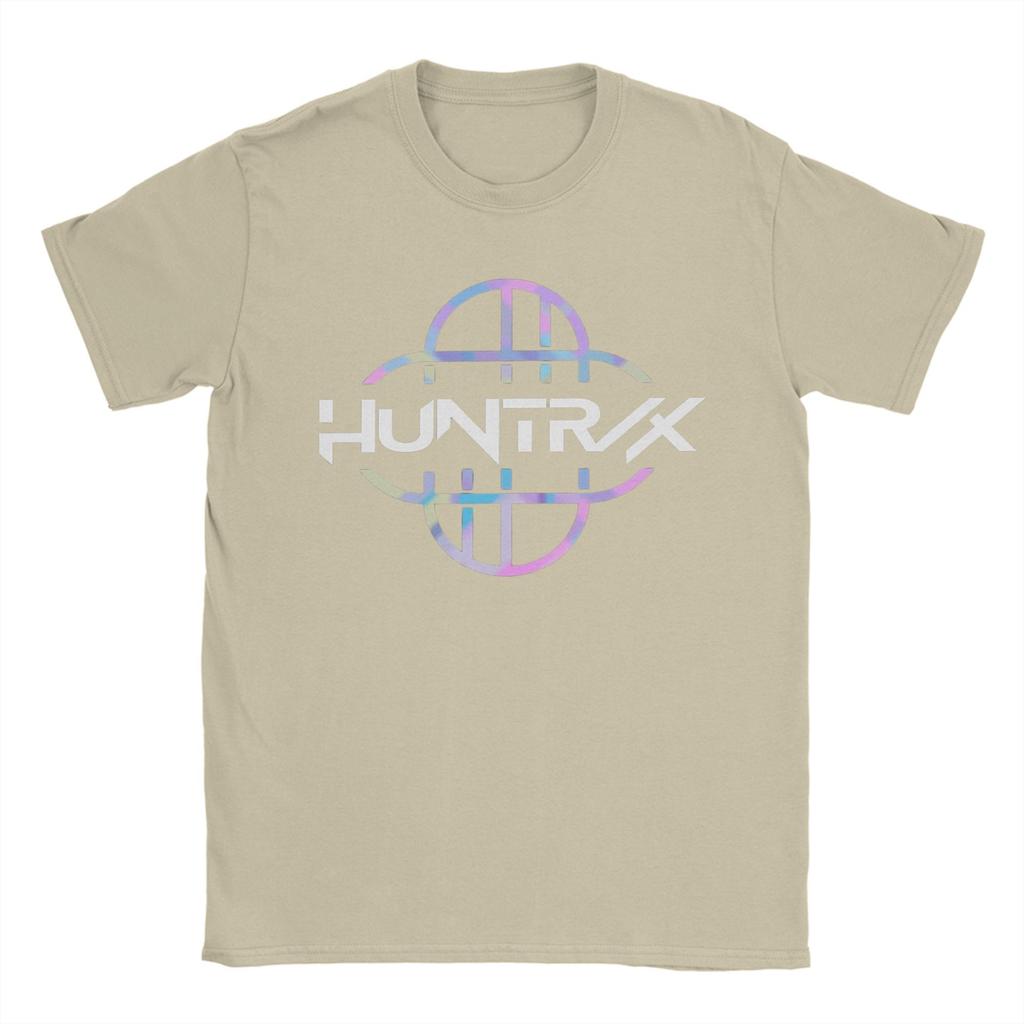 K POP Demon Hunters Logo T-Shirt for Men HUNTRIX Casual Pure Cotton Tees O Neck Short Sleeve T Shirts Adult Clothing