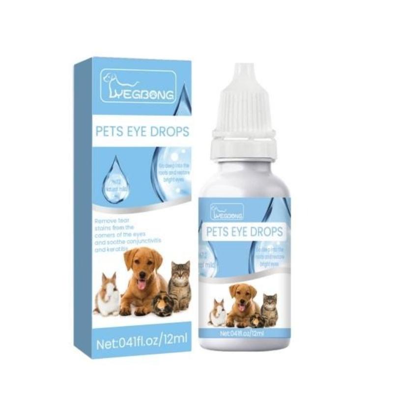 Pet Eye Drops Remove Tear Mark Relieve Eye Itching Ingredient Safety Non-irritating Effective Pet Eye Drops