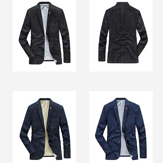 Spring and Autumn Fashion Men's Large Casual Suit Lapel Slim Fit Men's Suit Jacket Breathable and Durable Comfortable Coat