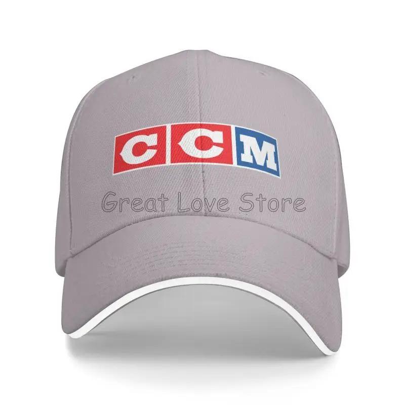 

CCM Ретро Логотип Хокею на льоду Принт Сендвіч Бейсболка Кепка Тата Капелюх для Гольфу Капелюхи для Захисту від Сонця для Жінок Унісекс Adjustable& 8Y