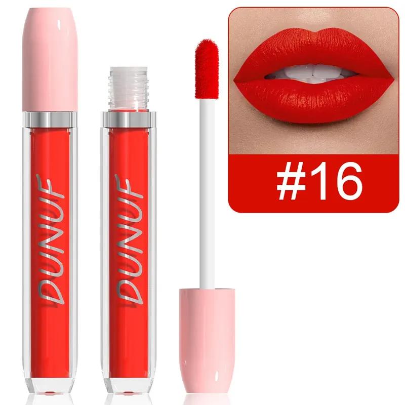 25 Farben samtig matter Lippenstift, flüssig, wasserfest, sexy rote Matte Lip Glaze, Antihaft-Halloween-Make-up, verblasst nicht leicht, Lipgloss