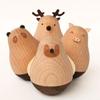 Cute Baby Figurines Statues for Home Decor, Wooden Toy