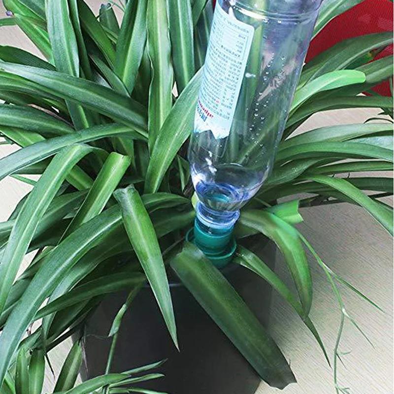 2-10Pcs Lazy Ceramic Automatic Self-Watering Device for Plants, Plant Watering Tool with Drip Irrigation System