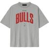 Essentials NBA Bulls 90s Tee Concrete Heather Unisex Tops Grey 125NB252206F