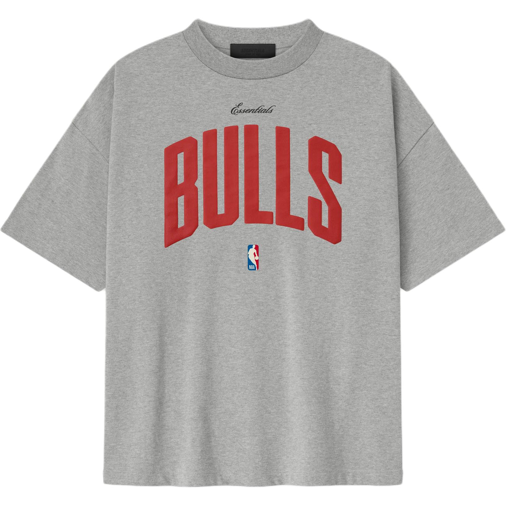 

Fear of God Essentials Футболка NBA Bulls 90-х Бетонно-серый Унисекс Топы Серый 125NB252206F S