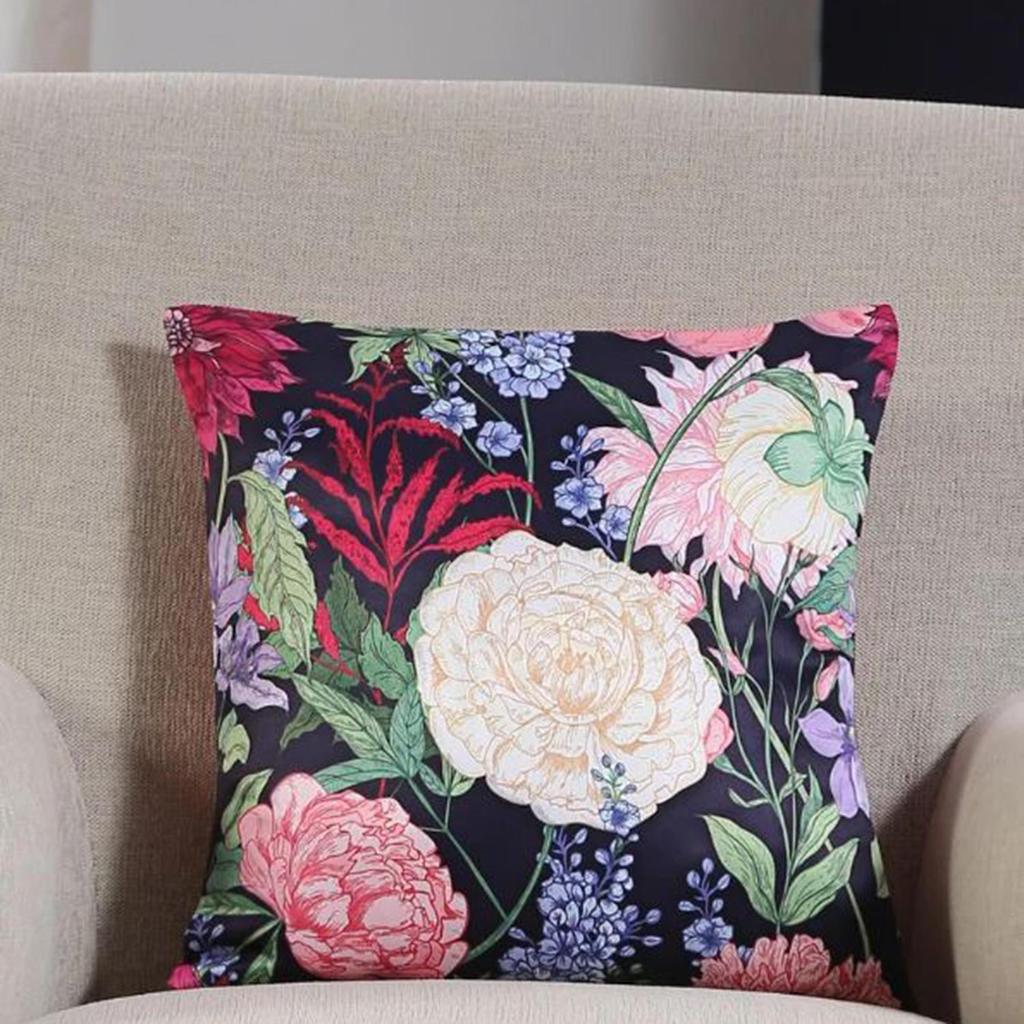 KOKO MAISON INC Wild Beauty Polystain Cushion Cover | Flap Closure | Digital Printed
