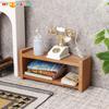 1/12 Dollhouse Mini Wooden Storage Rack Shelf Dollhouse Living Room Furniture Decoration Doll House Ornament Pretend Enjoy Toy