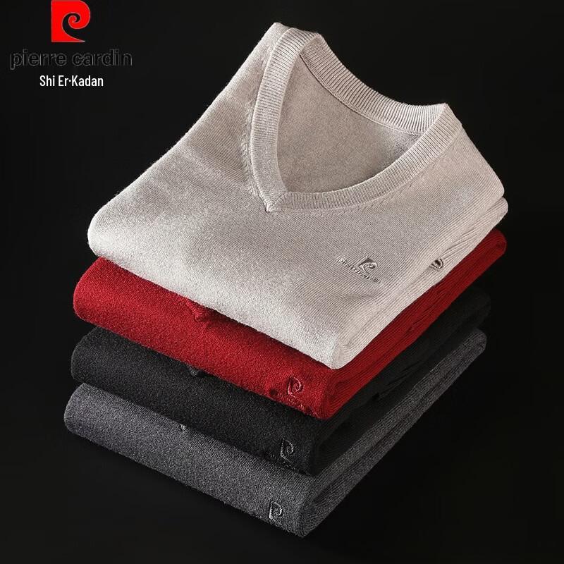 Pierre Cardin Premium Men's V-Neck Knit Sweater