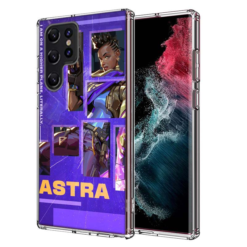 Game Valorant Capa Phone Case For Samsung S26 Ultra S25 Edge Galaxy S23 S21 S20 S24 FE S22 S10 Plus Cover Clear TPU Shell Coque