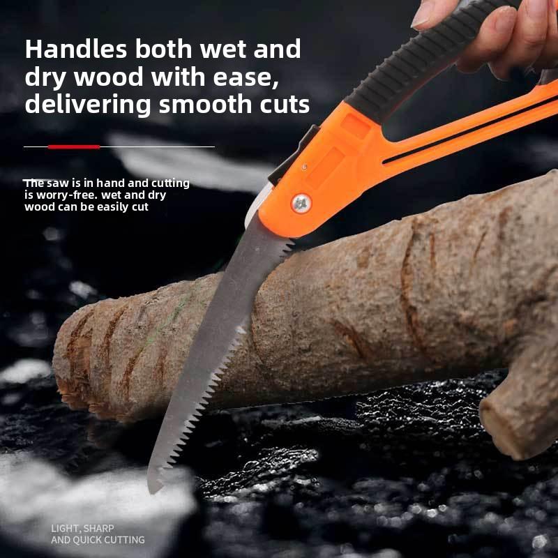 Portable Mini Folding Hand Saw Pruning Woodworking Tool for Home Garden Tree Cutting Camping Outdoor Manual Use