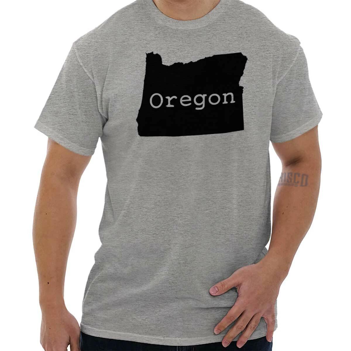 Oregon State Vacation Souvenir OR Pride Gift Adult Short Sleeve Crewneck Tee M
