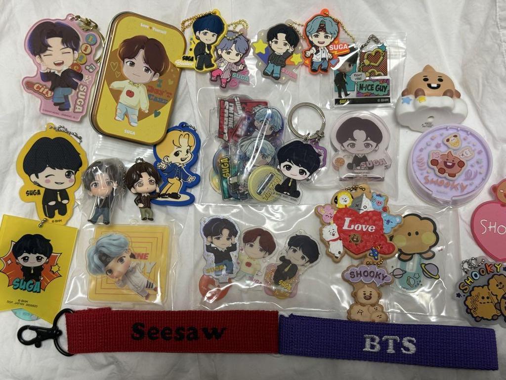 [USED] BTS SUGA Yoongi TinyTAN BT21 SHOOKY Bundle Sale