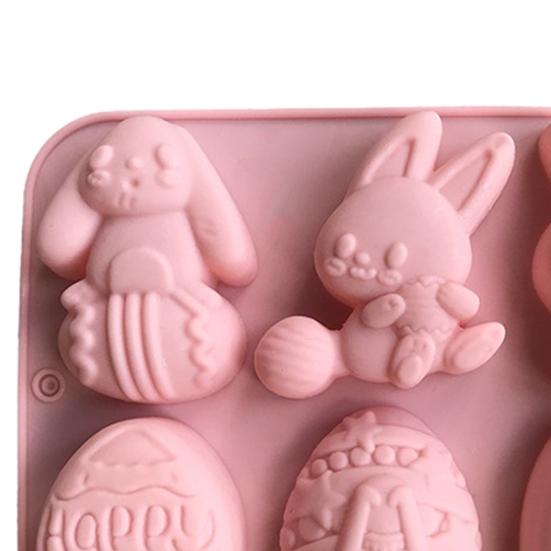 Fondantform Niedliche Cartoonform Leichtes Entformen Antihaftbeschichtet Hitzebeständig Lebensmittelqualität DIY Herstellung Wiederverwendbar Tier Osterei