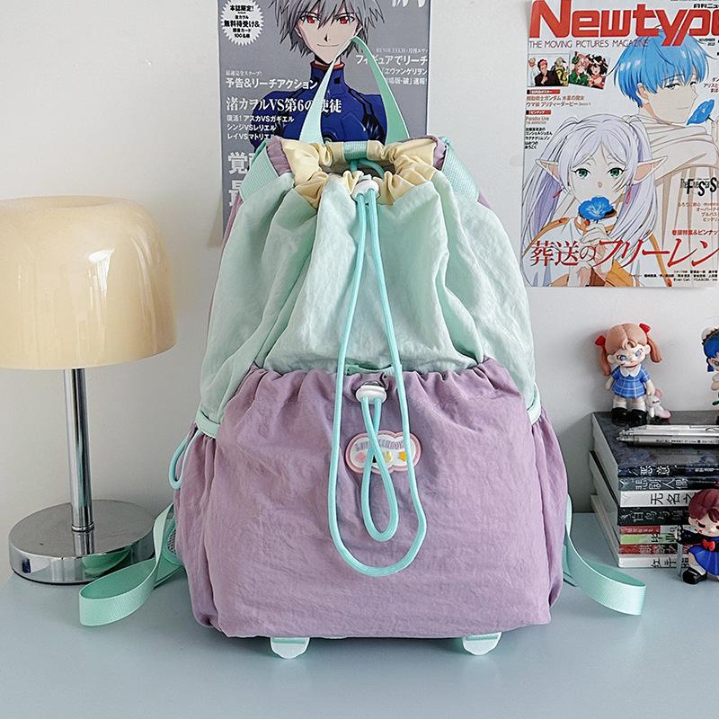 Schoolbag Outdoor Hiking Bag Small Fresh Leisure Travel Backpack Lightweight Sports Fitness Camping Backpack Women