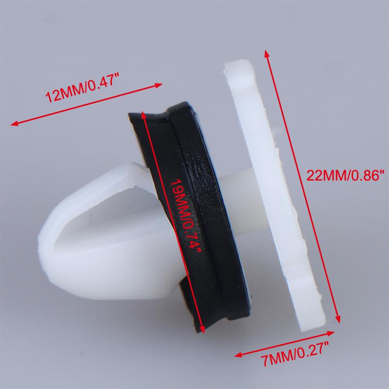 Car Door Trim Retainer Clips 10Pcs Sturdy Mounting Fasteners Compatible with Laguna Megane Duster Auto Parts