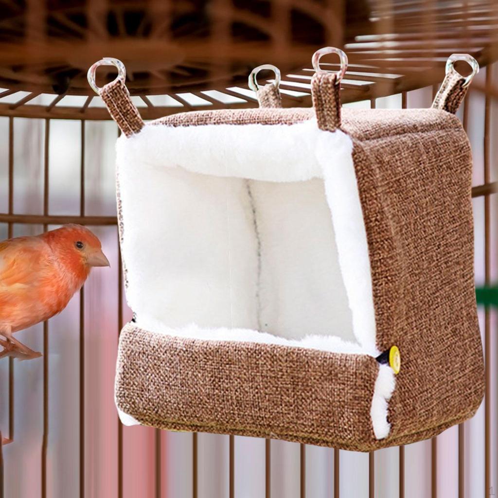 Vogelheiznest Verstellbares Käfigzubehör Winddichter Unterschlupf mit Heizung für Aras