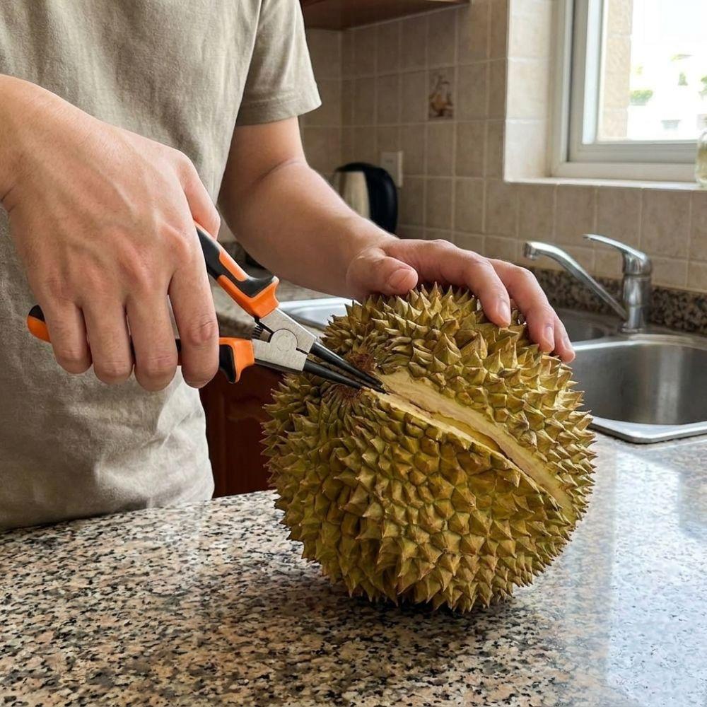 Anti-slip Handle Durian Cracker Labor-saving Watermelon Opener Durian Shell Opener Dink Shop