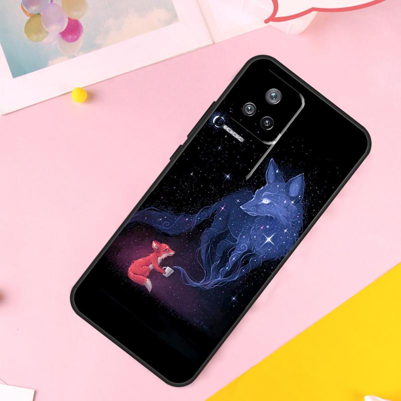 Watercolor Painting The Fox Case For Xiaomi 14 Ultra 13 11T 12T 13T Pro 12 Lite POCO X6 Pro M6 X3 X4 X5 M5s F3 F5 Cover