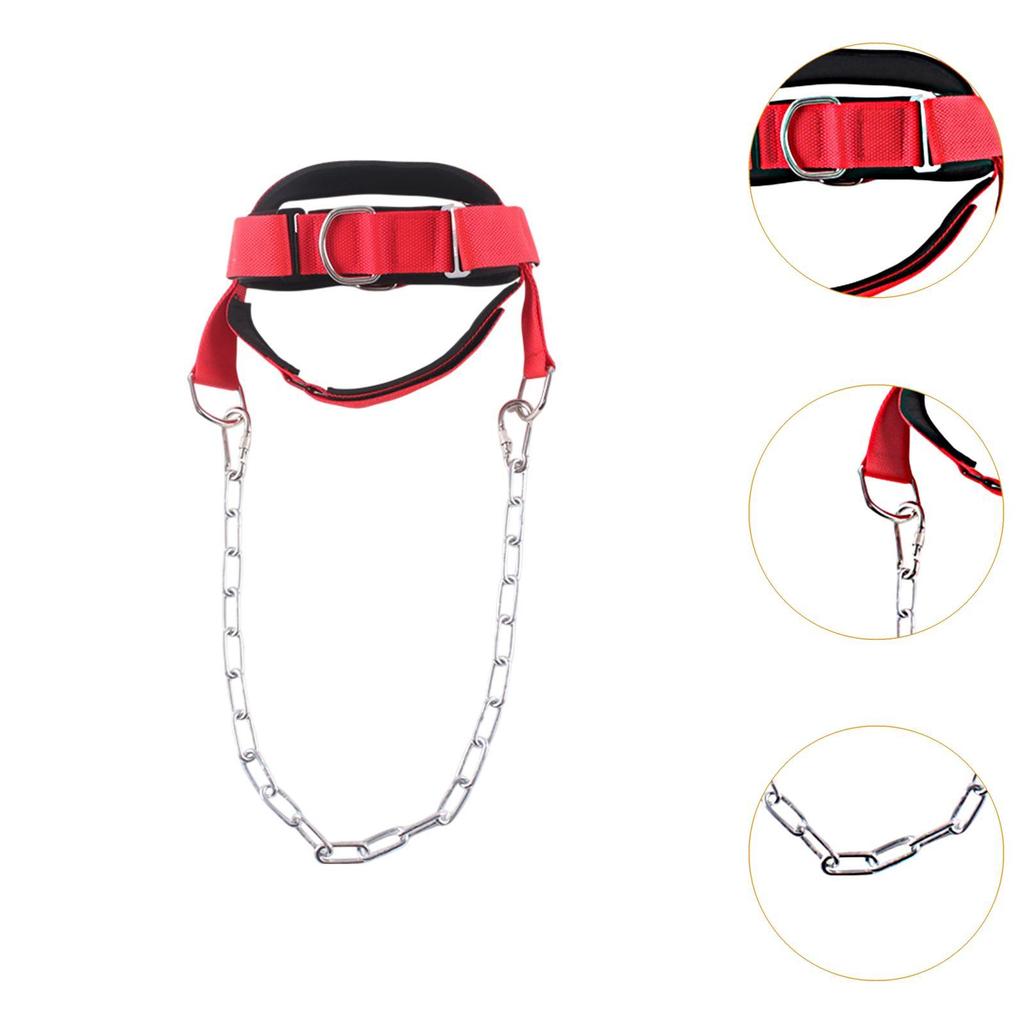 Head Harness for Weight Lifting for Strengthening Support Wide Padded Strap