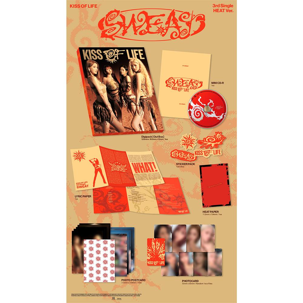 [Pre-order] KISS OF LIFE - 3rd Single : SWEAT