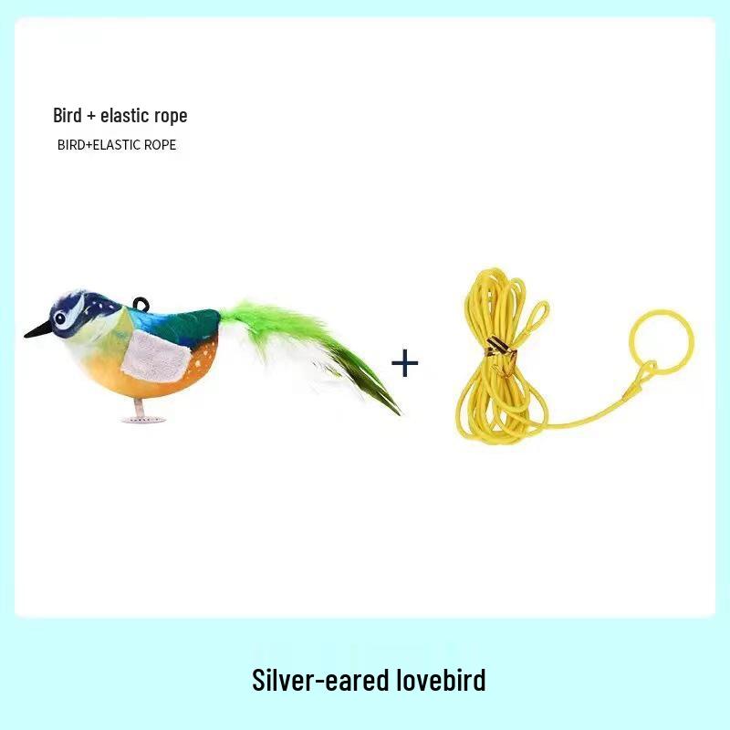 Kätzchen Zahnen Feder Reizspielzeug - Kratzfest & Selbstbeschäftigung Langeweile Vertreibung