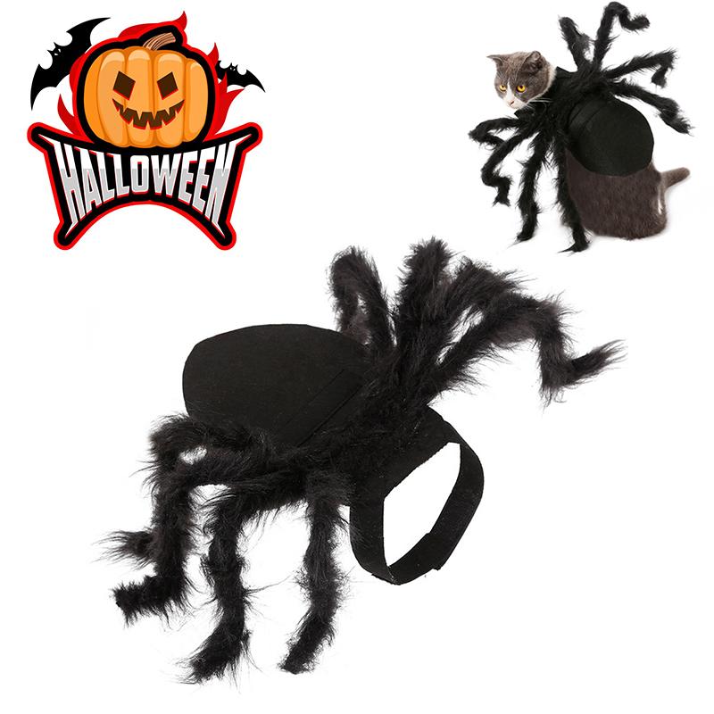 Halloween Dog Pet And Cat Simulation Black Spider Dress Up Cosplay Costume Party