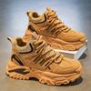 Men's Shoes High-top Platform Sneakers Trend Versatile Sports Leisure Thick Soles Increase Height Tooling Boot Zapatillas Hombre