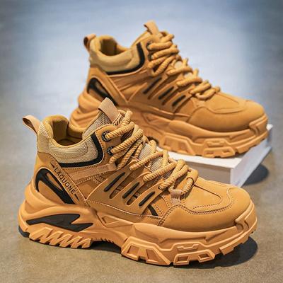 Zapatos de Hombre Zapatillas de Plataforma de Caña Alta Tendencia Versátil Deportivas Ocio Suelas Gruesas Herramienta para Aumentar la Altura Bota Zapatillas Hombre