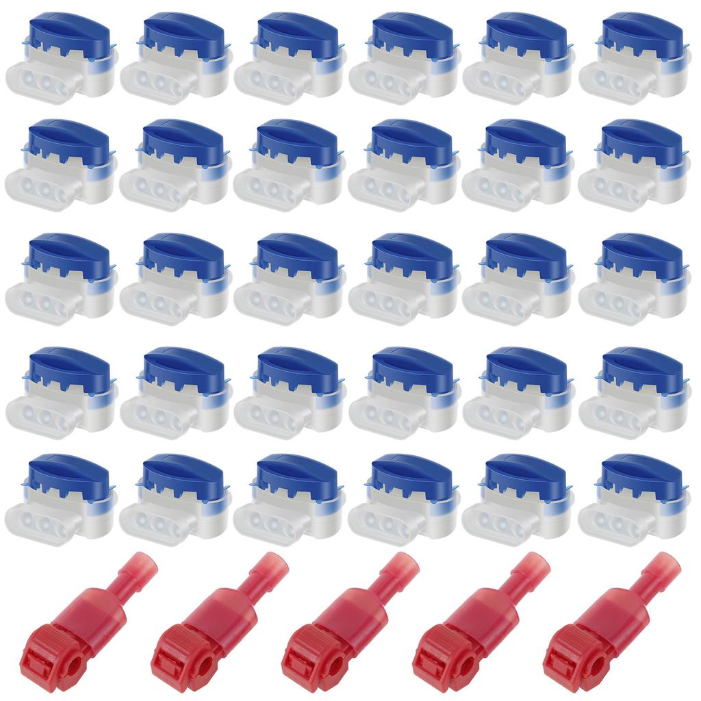 30Pcs Robotic Lawnmower Cable Connector Waterproof IDC 314 Electrical Wire Connector for 22-14 AWG Cable Robotic Lawn Mower