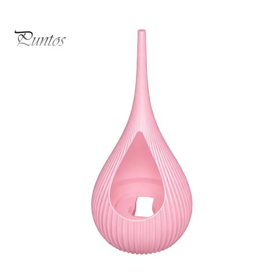 Vertical Grain Texture Candle Compact Size Candlestick, Holder, Water Drop Shape Bedroom Holder 3D Printed Candlestick for Living Room Dining Table