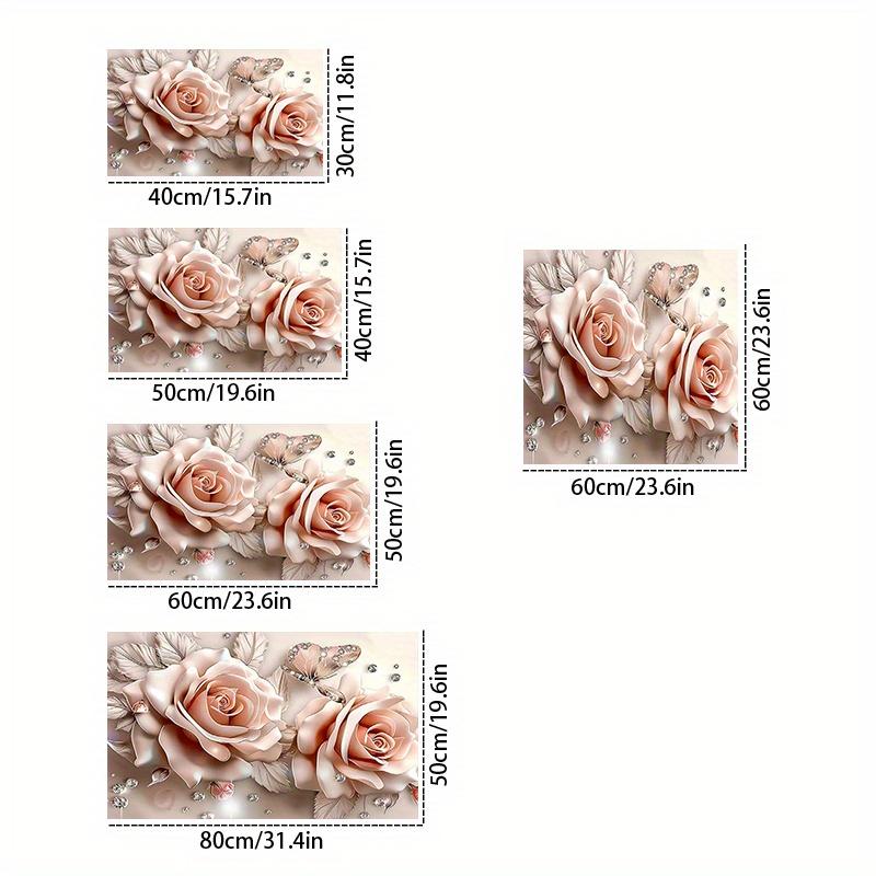 1Pcs Rubber Drying Mat With Floral Print For Coffee Shop Restaurant Kitchen Carpet Tableware Durable Diatom Mud Table Mat Pet Mat Coffeeware