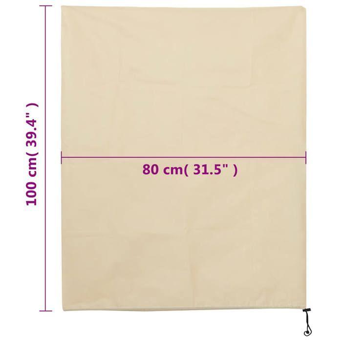 VidaXL Housses de protection pour plantes avec cordon de serrage 4 pcs 364874