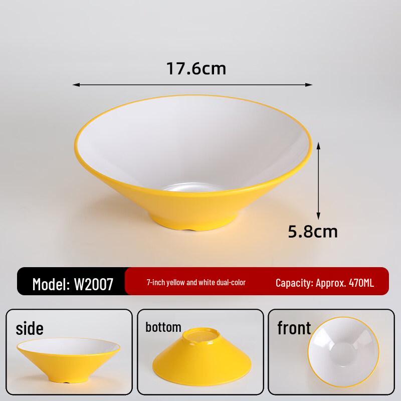 A5 Melamine Conical Serving Bowl