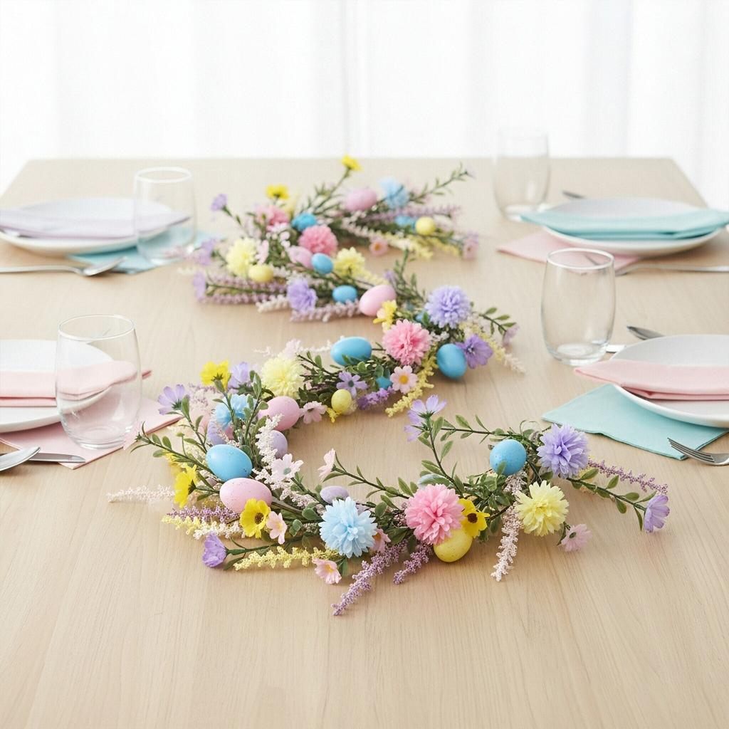 Easter Simulation Fake Flower Violet Vine Green Plant Home Decoration Plant Wall Decoration
