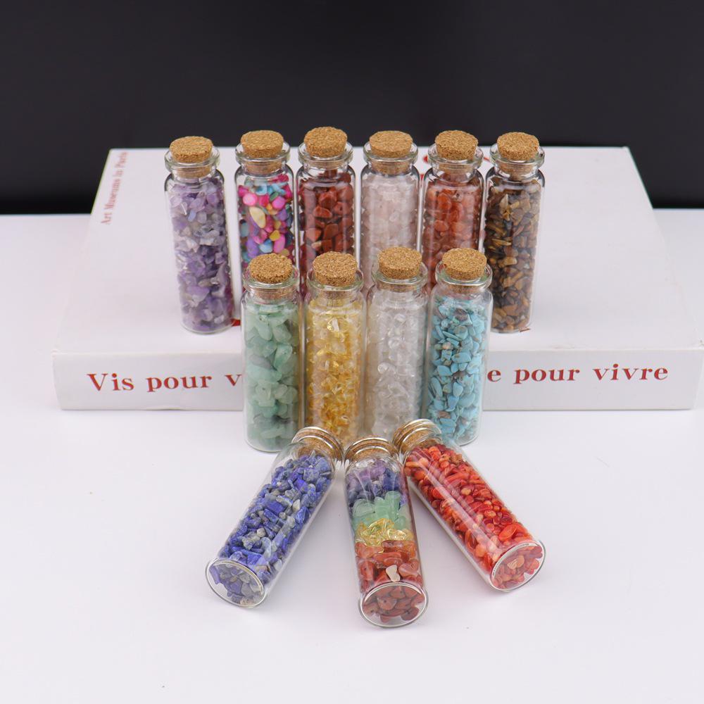 Seven-Color Gemstone Crystal Tree Bottle