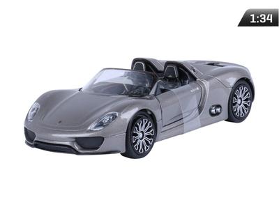Modelo 1:34, PORSCHE 918 Spyder Concept, cinza (A880P9SCS)