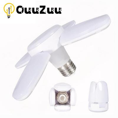E27 LED žárovka časovací lampa ventilátoru AC85-265V 28W 360° skládací LED průmyslová žárovka pro domácí stropní světlo Garážové světlo