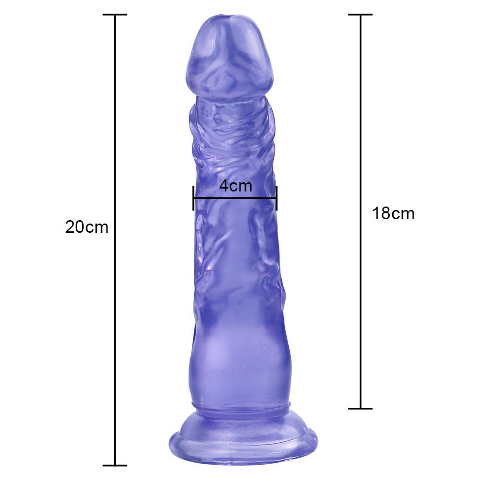 Soft Jelly Dildo RUNYU Realistic Fake Dick Penis Butt Plug Sex Toys for Woman Men Vagina Anal Massage