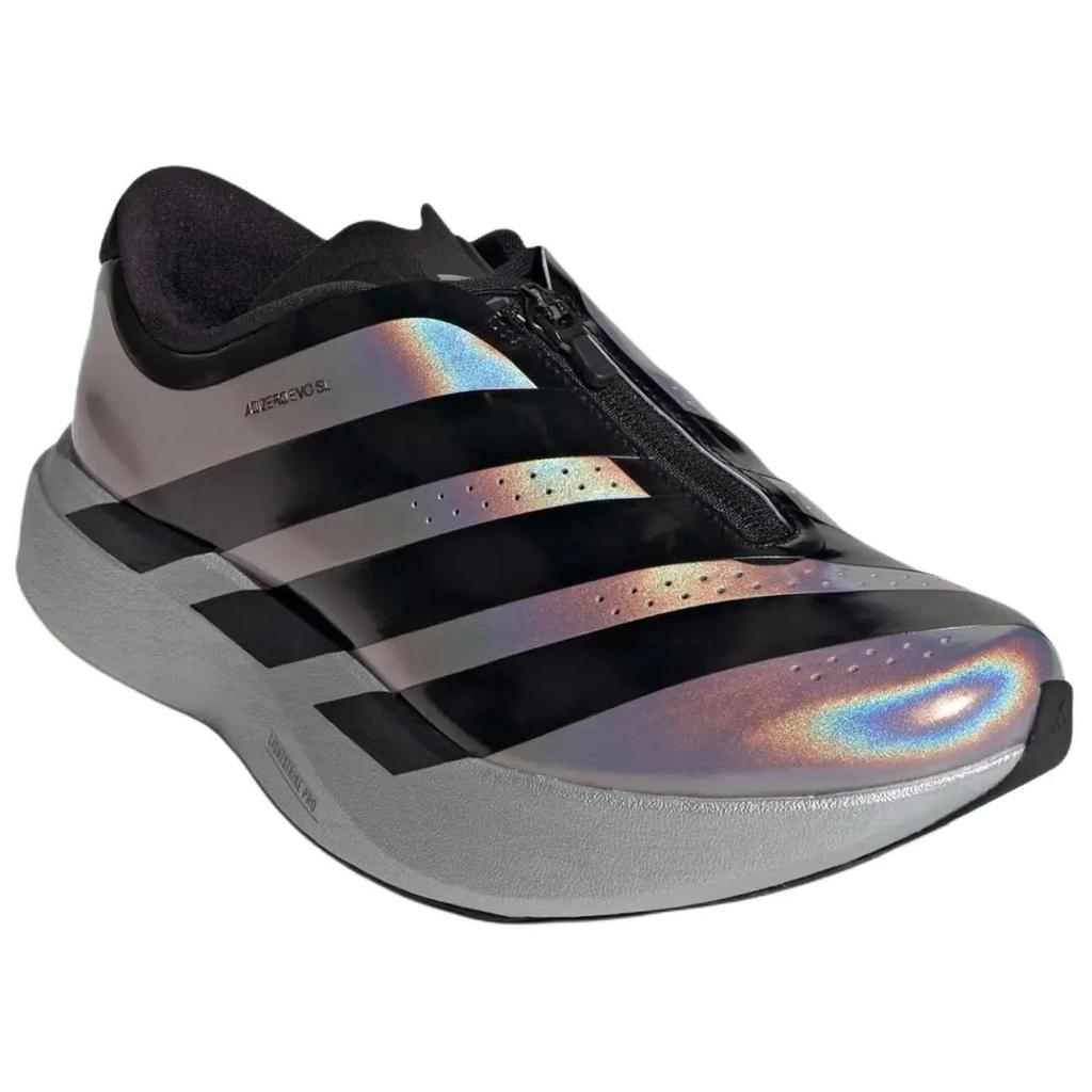 Adidas Adizero Evo SL Running Shoes Women's Low-top Iridescent Silver (Unisex) Running Shoes KH7788