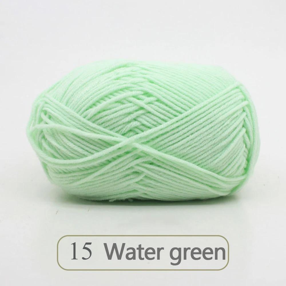 1pc 50g Soft Wool Milk Cotton Yarn Crochet Anti-Pilling Hand Knitting Thread For Cardigan Scarf Hat Baby Sweater Doll Supplies